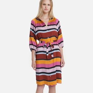 Tucker Classic Knee Length Dress Mesa Stripe New